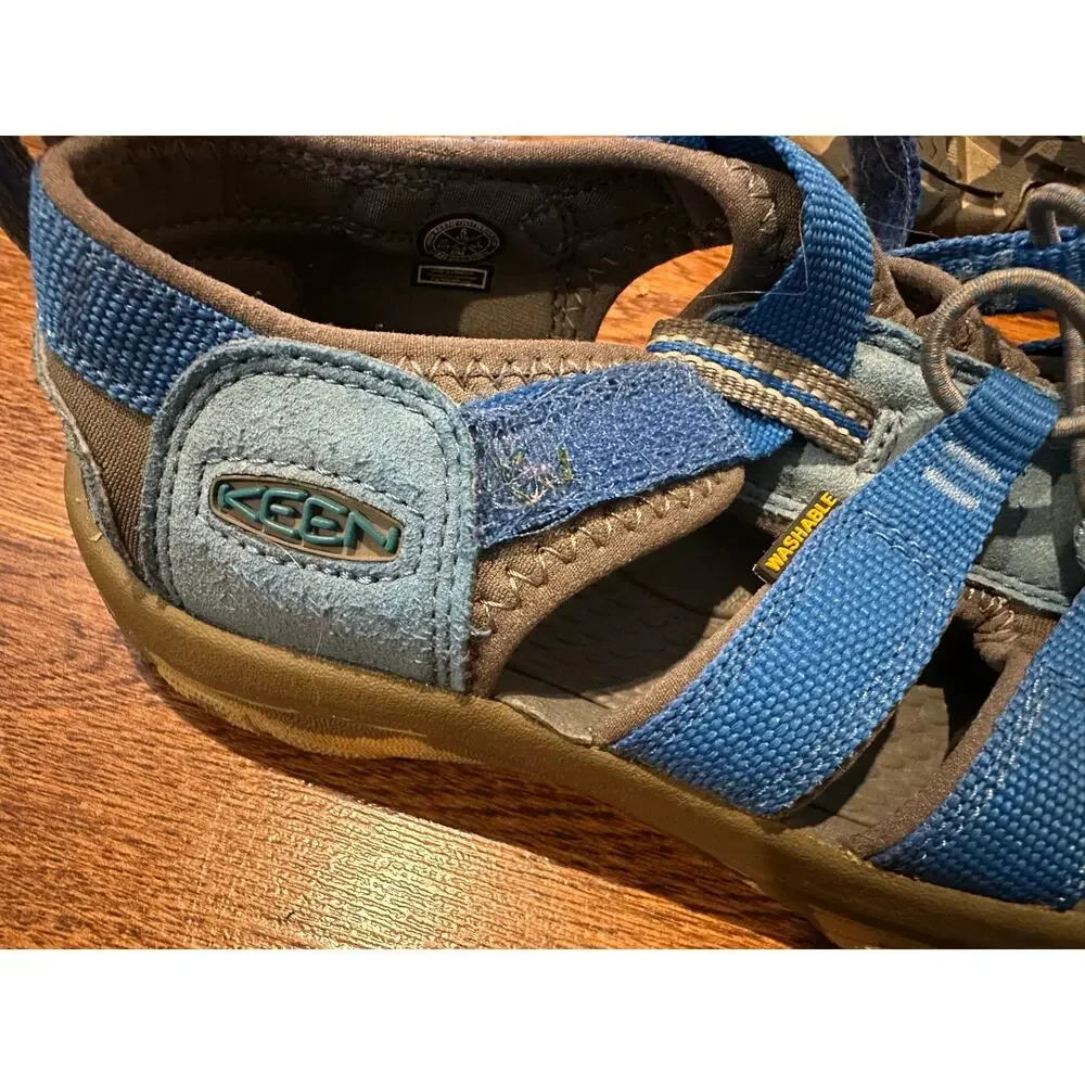 KEEN Big Kids Newport H2 Water & Hiking Sandals – Blue – Size 5 Outdoor Gear